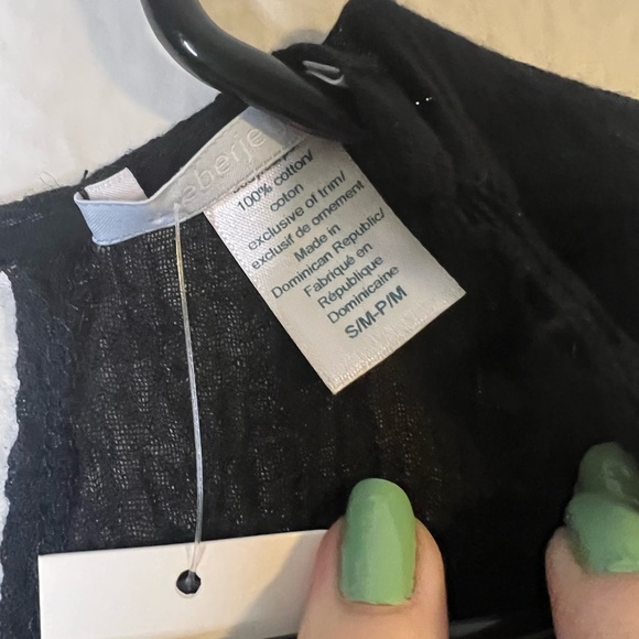 Eberjey x Revolve SOL Liberty Lace Romper Size S/M NWT Black - Picture 5 of 6